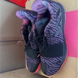 adidas Purple and Black Athletic Shoes